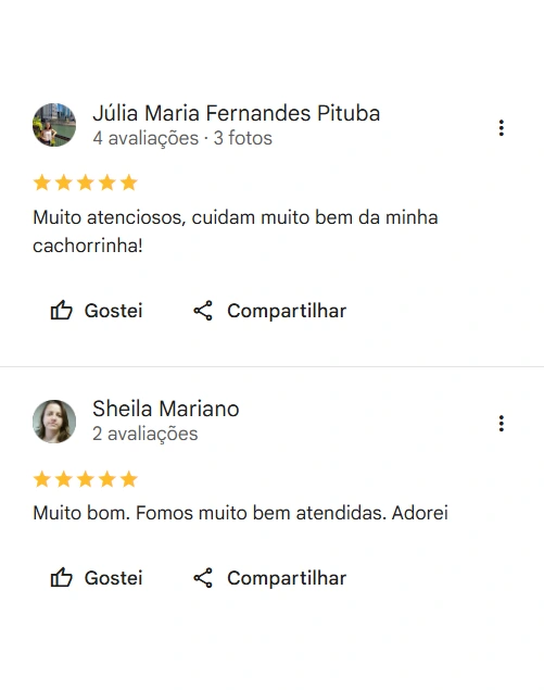 Avaliação real de tutor sobre a SOS Vet